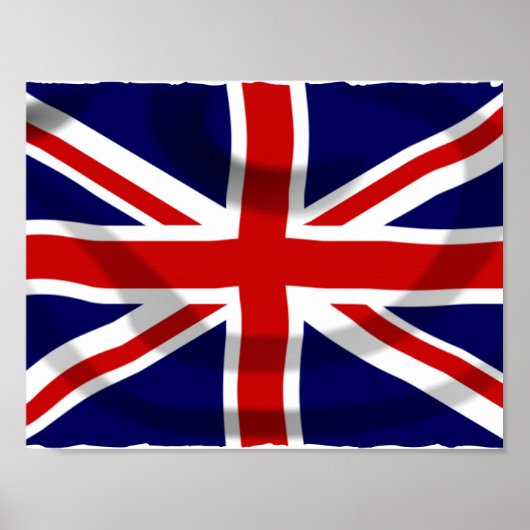 UK-Flagge Poster (Vorne)