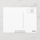 UK-Flagge Postkarte (Rückseite)