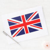 UK-Flagge Rechteckiger Aufkleber (Umschlag)