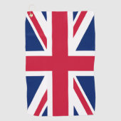 UK-Flagge, Union Jack Golfhandtuch (Vorderseite)