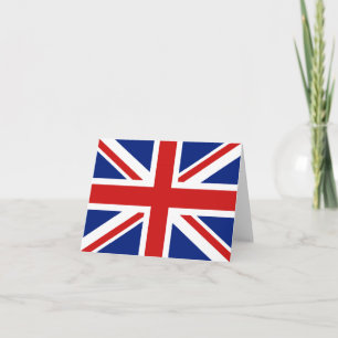 UK-Flaggen-Notizkarte Karte