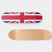 UK-Flaggenbild für Skateboard (Horizontal)