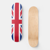 UK-Flaggenbild für Skateboard (Vorderseite)