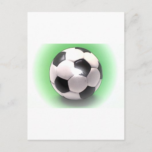 UK Football Ball Postkarte (Vorderseite)