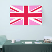 UK Gay Pride (Pink Union Jack) (Gay British Flag) Banner (Messeveranstaltung)