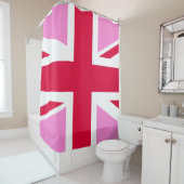 UK Gay Pride (Pink Union Jack) (Gay British Flag) Duschvorhang (Beispiel)