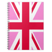 UK Gay Pride (Pink Union Jack) (Gay British Flag) Notizblock (Vorderseite)