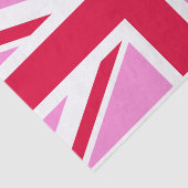 UK Gay Pride (Pink Union Jack) (Gay British Flag) Seidenpapier (Ausschnitt)