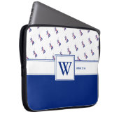 UK GREAT BRITAIN Biologie Monogram Christliches No Laptopschutzhülle (Vorne Rechts)