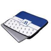 UK GREAT BRITAIN Biologie Monogram Christliches No Laptopschutzhülle (Vorne Knopf)