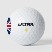 UK Great Britain Union Jack Flag Golfball (Logo)