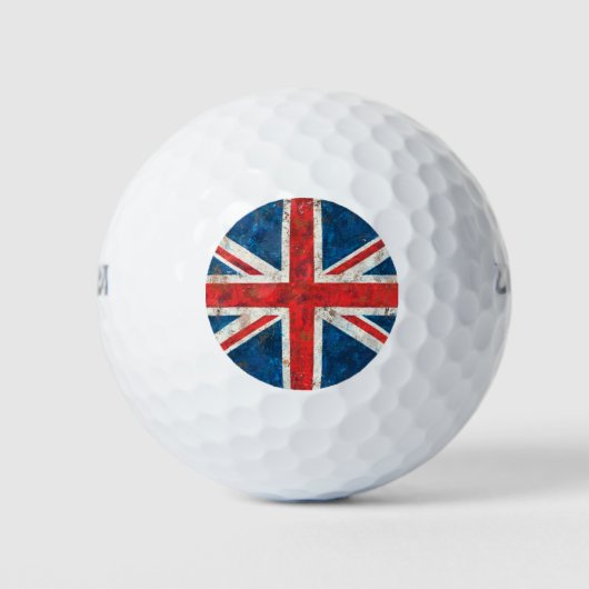 UK Great Britain Union Jack Not Flag Golfball (Vorderseite)