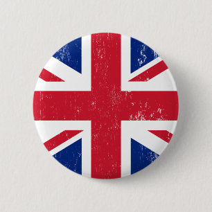 UK Großbritannien England Englische Flagge Button