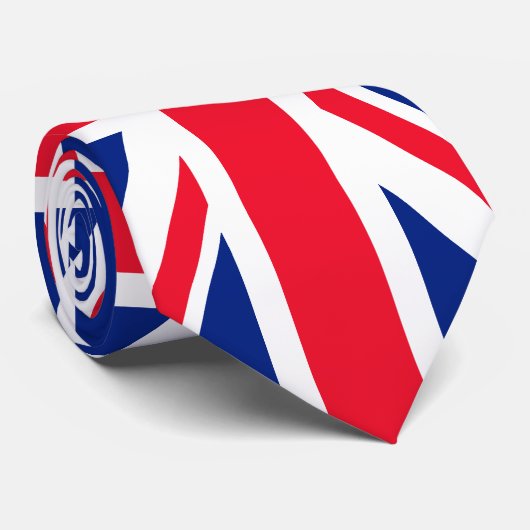 UK Großbritannien England Englische Flagge Krawatte (Gerollt)