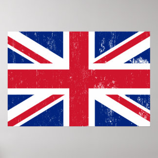 UK Großbritannien England Englische Flagge Poster