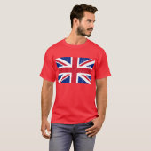 UK Großbritannien England Englische Flagge T-Shirt (Vorne ganz)