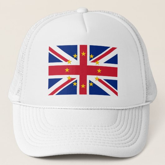 UK Großbritannien Union Jack European Gewerkschaft Truckerkappe (Vorderseite)