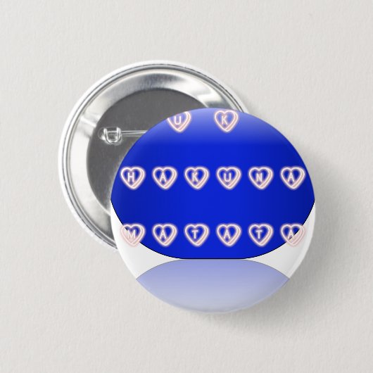 UK Hakuna Matata Art Print Button (Vorne & Hinten)