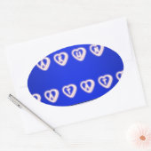 UK Hakuna Matata Art Print Ovaler Aufkleber (Umschlag)