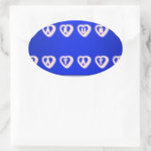 UK Hakuna Matata Art Print Ovaler Aufkleber (Tasche)