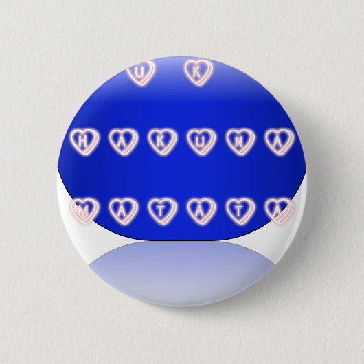 UK Hakuna Matata Kunstprint Button (Vorderseite)