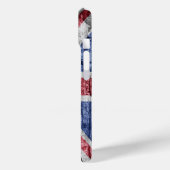 UK-Holzflagge Case-Mate iPhone Hülle (Rückseite / Links)