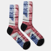 UK Holzflagge Socken (Rechts)