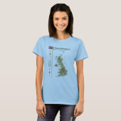 UK Karte + Flagge + T - Shirt (Vorne ganz)