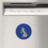 UK Map Magnet (In Situ (Geschirrspüler))