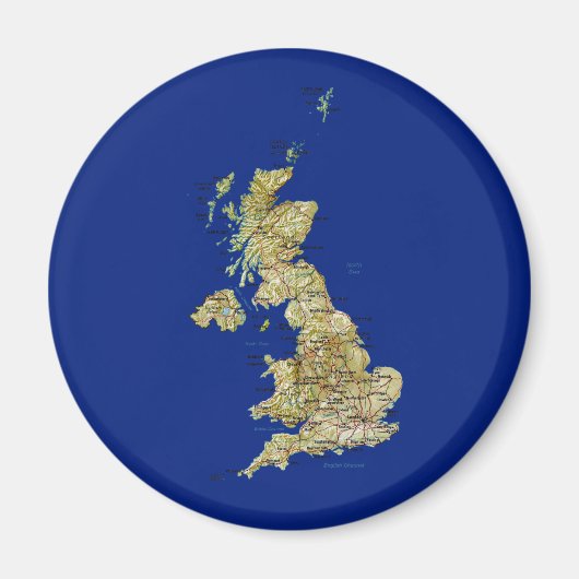 UK Map Magnet (Vorne)