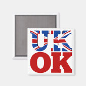 UK OK! Gemeinsam Magnet (Vorderseite/Rückseite)