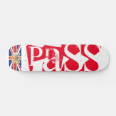 UK PASS Skateboard (Horizontal)