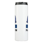 UK Police Constable Helmet - Name und Nummer hinzu Thermosbecher (Rückseite)