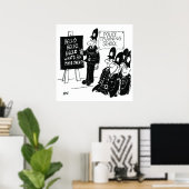 UK Police Training School Funny Cartoons Poster (Heimbüro)