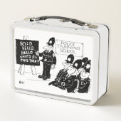 UK Police Training School Metall Brotdose (Rückseite)