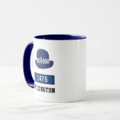 UK Police WPC Hat - Zahl und Name hinzufügen Tasse (Vorderseite Links)