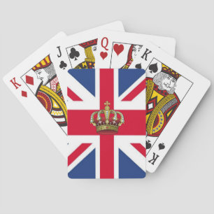 UK Queen Crown Bicycle® Spielkarten