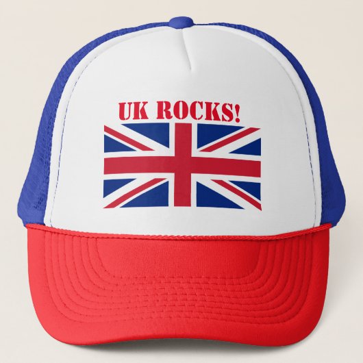 UK ROCKS! TRUCKERKAPPE (Vorderseite)