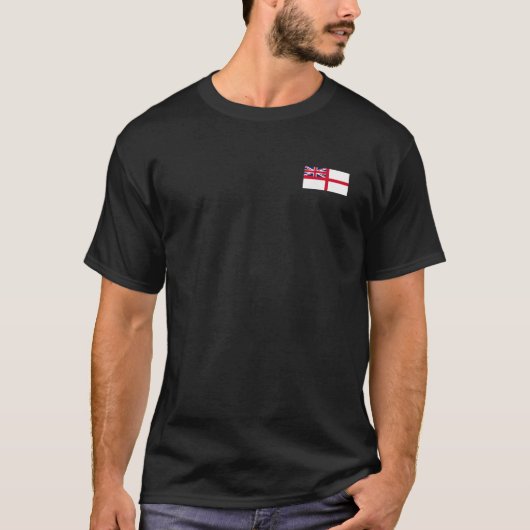 UK ROYAL NAVAL ENSIGN BRITISH NAVY FLAG T Shirt (Vorderseite)