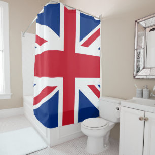 UK Royal Union Jack Flag Duschvorhang