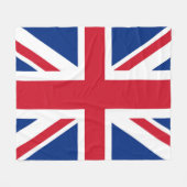 UK Royal Union Jack Flag Fleecedecke (Vorderseite (Horizontal))