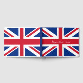 UK Royal Union Jack Flag Gästebuch (Voll)