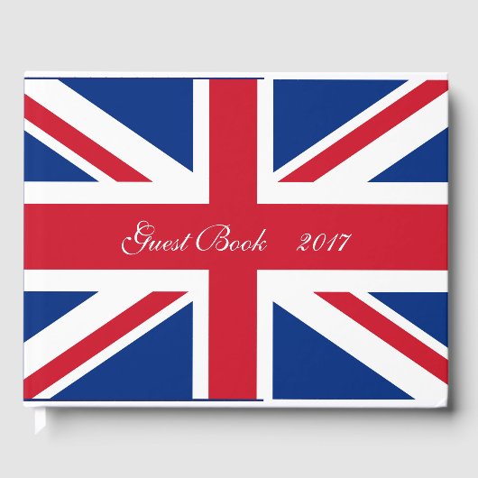 UK Royal Union Jack Flag Gästebuch (Vorderseite)
