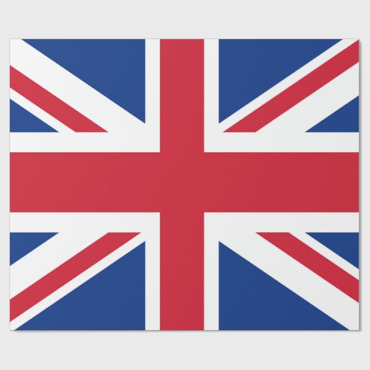 UK Royal Union Jack Flag Geschenkpapier (Flach)