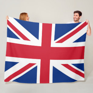 UK Royal Union Jack Flag groß Fleecedecke