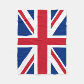 UK Royal Union Jack Flag klein Fleecedecke (Vorderseite)