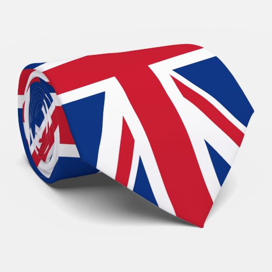 UK Royal Union Jack Flag Krawatte (Gerollt)