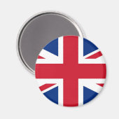 UK Royal Union Jack Flag Magnet (Vorderseite/Rückseite)