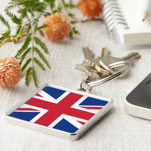 UK Royal Union Jack Flag Schlüsselanhänger (Seite)