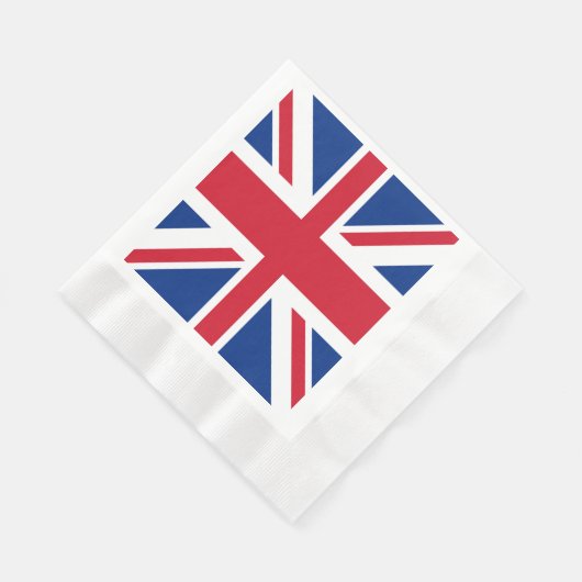 UK Royal Union Jack Flag Serviette (Ecke)